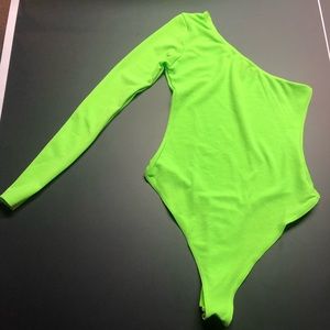 PrettyLittleThing one shoulder bodysuit